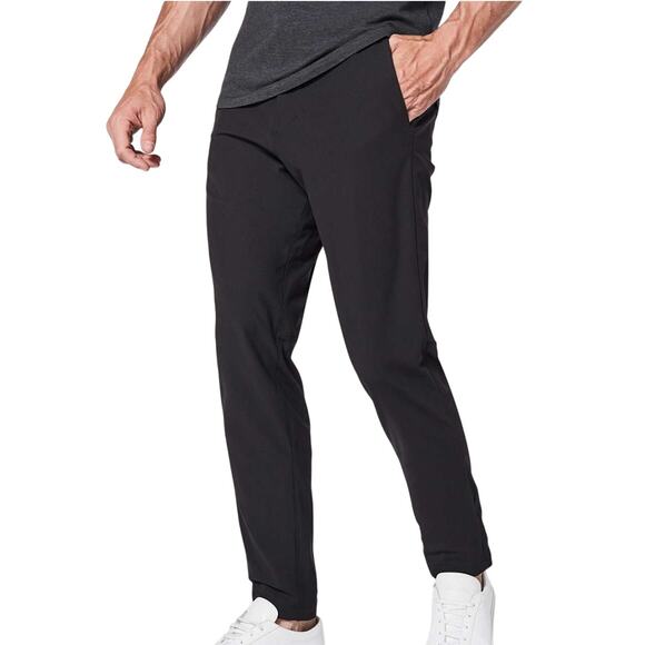 Lululemon Commission Pant Slim Warpstreme Black Men's Size 30 x 29 EUC - Picture 1 of 9